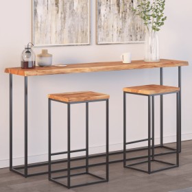 Tablero rectangular madera de acacia borde vivo 180x40x2,5 cm de , Tableros para mesas - Ref: Foro24-370617, Precio: 328,76 €...