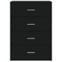 Aparadores 2 unidades madera de ingeniería negro 60x31x84 cm by , Sideboards - Ref: Foro24-3276582, Price: 190,13 €, Discount: %