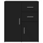 Aparador de madera de ingeniería 2 uds negro 60x31x70 cm von , Sideboards - Ref: Foro24-3276561, Preis: 170,07 €, Rabatt: -5%%