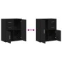 Aparador de madera de ingeniería 2 uds negro 60x31x70 cm von , Sideboards - Ref: Foro24-3276561, Preis: 170,07 €, Rabatt: -5%%