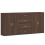 Aparadores 3 uds madera de ingeniería marrón roble 60x31x84 cm by , Sideboards - Ref: Foro24-3276580, Price: 229,71 €, Discou...