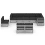 Gartenmöbel-Set 9-teilig und Kissen aus massivem Kiefernholz von vidaXL, Gartensets - Ref: Foro24-3076686, Preis: 898,17 €, R...