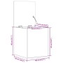 Caja de almacenaje madera de ingeniería blanca 40x42x46 cm von , Aufbewahrungskisten - Ref: Foro24-840646, Preis: 48,27 €, Ra...