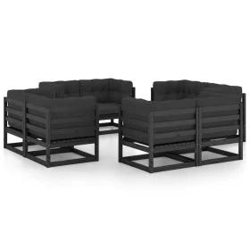 Gartenmöbel 8-teilig mit Kissen aus massivem Kiefernholz von vidaXL, Gartensets - Ref: Foro24-3076338, Preis: 1,00 €, Rabatt: %