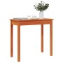 Mesa consola de madera maciza de pino marrón cera 80x40x75 cm von , Seitentische - Ref: Foro24-847173, Preis: 64,61 €, Rabatt: %