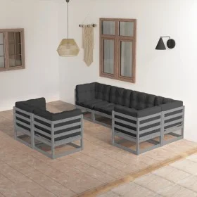 Garden furniture set 7 pieces and cushions solid pine wood by vidaXL, Garden sets - Ref: Foro24-3076696, Price: 625,65 €, Dis...