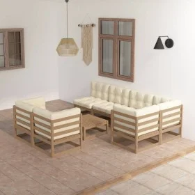 Garden furniture 8 pieces and solid pine wood cushions by vidaXL, Garden sets - Ref: Foro24-3076702, Price: 819,53 €, Discoun...