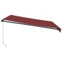 Toldo retráctil manual burdeos 400x300 cm by , Awnings - Ref: Foro24-3310186, Price: 257,09 €, Discount: %