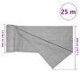 Red de privacidad HDPE gris claro 2x25 m 150 g/m² de , Sombrillas - Ref: Foro24-4003792, Precio: 81,45 €, Descuento: %