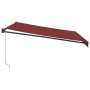 Toldo retráctil manual burdeos 400x300 cm von , Markisen - Ref: Foro24-3215300, Preis: 271,86 €, Rabatt: -5%%