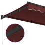 Toldo retráctil manual burdeos 400x300 cm von , Markisen - Ref: Foro24-3215300, Preis: 271,86 €, Rabatt: -5%%