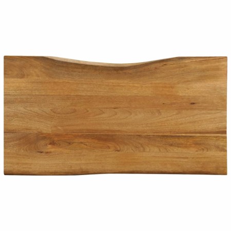 Tablero de mesa borde natural madera maciza mango 110x60x2,5 cm de , Tableros para mesas - Ref: Foro24-370767, Precio: 92,55 ...