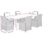 Set comedor de jardín 7 pzas con cojines ratán sintético beige de , Conjuntos de jardín - Ref: Foro24-3262894, Precio: 984,92...