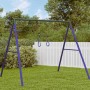 Barra trapecio con anillas de gimnasia niños acero azul y verde von , Zubehör für Schaukeln und Spielgeräte - Ref: Foro24-400...