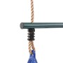 Barra trapecio con anillas de gimnasia niños acero azul y verde von , Zubehör für Schaukeln und Spielgeräte - Ref: Foro24-400...