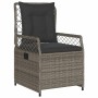 Set comedor jardín 9 pzas y cojines ratán sintético gris von , Gartensets - Ref: Foro24-3262998, Preis: 1,00 €, Rabatt: -5%%