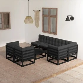 Garden furniture 8 pieces and cushions solid pine wood by vidaXL, Garden sets - Ref: Foro24-3076703, Price: 893,25 €, Discoun...