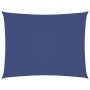 Toldo de vela rectangular tela Oxford azul 2,5x3,5 m