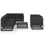 Garden furniture 8 pieces and cushions solid pine wood by vidaXL, Garden sets - Ref: Foro24-3076703, Price: 893,25 €, Discoun...