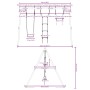 Juego de columpios de exterior con trapecio y escalera von , Schaukeln und Spielgeräte - Ref: Foro24-3283593, Preis: 174,72 €...