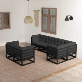 Garden furniture set 7 pieces and cushions solid pine wood by vidaXL, Garden sets - Ref: Foro24-3076698, Price: 812,82 €, Dis...