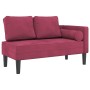 Sofá diván con cojines terciopelo rojo tinto von , Tagesbetten - Ref: Foro24-4007575, Preis: 167,77 €, Rabatt: %