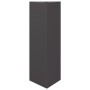 Jardineras triangulares 2 uds acero negro 30x26x75 cm von , Töpfe und Pflanzgefäße - Ref: Foro24-851144, Preis: 77,97 €, Raba...