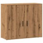 Aparador madera de ingeniería roble artesanal 80x33x70 cm by , Sideboards - Ref: Foro24-857074, Price: 74,64 €, Discount: %