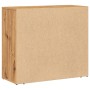 Aparador madera de ingeniería roble artesanal 80x33x70 cm by , Sideboards - Ref: Foro24-857074, Price: 74,64 €, Discount: %
