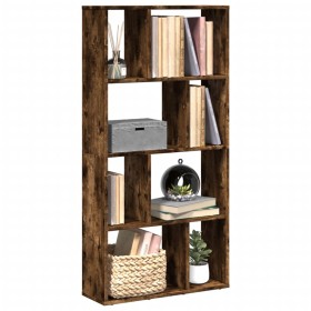 Estantería madera de ingeniería roble ahumado 60x20x120 cm by , Bookcases and shelves - Ref: Foro24-858151, Price: 61,33 €, D...