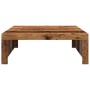 Mesa de centro madera de ingeniería envejecida 100x100x35 cm by , Coffee table - Ref: Foro24-856684, Price: 99,72 €, Discount: %