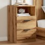 Mesitas noche 2 uds madera ingeniería roble artisan 40x36x65 cm by , Nightstands - Ref: Foro24-856847, Price: 132,91 €, Disco...