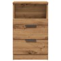 Mesitas noche 2 uds madera ingeniería roble artisan 40x36x65 cm by , Nightstands - Ref: Foro24-856847, Price: 132,91 €, Disco...