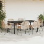 Juego de comedor de jardín 7 pzas con cojines ratán PE marrón von , Gartensets - Ref: Foro24-3334574, Preis: 580,99 €, Rabatt...