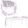 Juego comedor jardín 9 pzas cojines ratán sintético marrón by , Garden sets - Ref: Foro24-3334624, Price: 783,26 €, Discount: %