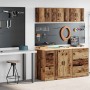 Armarios 2 uds para garaje madera ingeniería antigua madera | Foro24.es | Tu tienda online para hogar, jardín y más Foro24.es
