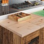 Armarios 2 uds para garaje madera ingeniería antigua madera | Foro24.es | Tu tienda online para hogar, jardín y más Foro24.es