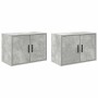 Armarios de pared 2 uds para garaje madera de ingeniería de , Armarios industriales - Ref: Foro24-860650, Precio: 83,66 €, De...