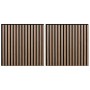 Paneles acústicos de pared 2 uds listones 60,5x60 cm von , Wandverkleidung - Ref: Foro24-42002580, Preis: 50,11 €, Rabatt: -5%%