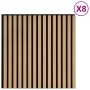 Paneles acústicos de pared 8 uds listones 60,5x60 cm von , Wandverkleidung - Ref: Foro24-42002582, Preis: 150,61 €, Rabatt: %