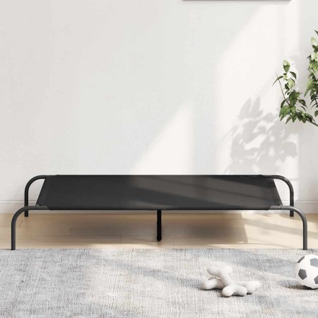 Cama elevada para perros negra 130x80x20 cm tela Oxford y acero von , Betten für Hunde - Ref: Foro24-42000840, Preis: 28,65 €...