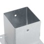 Bases para postes cuadradas 4 uds. Plata 121x121 mm de , Postes de cerca - Ref: Foro24-42000014, Precio: 30,26 €, Descuento: %