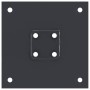 Bases para postes cuadradas 12 uds. Antracita 51x51 mm von , Zaunpfosten - Ref: Foro24-42000021, Preis: 61,77 €, Rabatt: -5%%