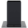 Bases para postes cuadradas 4 uds. Antracita 91x91 mm de , Postes de cerca - Ref: Foro24-42000028, Precio: 26,41 €, Descuento: %