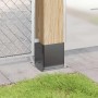 Bases para postes cuadradas 12 uds. Antracita 141x141 mm de , Postes de cerca - Ref: Foro24-42000035, Precio: 99,98 €, Descue...