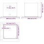 Bases para postes cuadradas 12 uds. Antracita 141x141 mm de , Postes de cerca - Ref: Foro24-42000035, Precio: 99,98 €, Descue...
