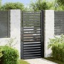 Puerta de jardín con cerradura de aluminio negra 100x180 cm by , garden gates - Ref: Foro24-42004149, Price: 309,54 €, Discou...