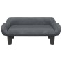 Sofá para niños de terciopelo gris oscuro 70x40x24 cm by , Baby and Toddler Furniture - Ref: Foro24-3196351, Price: 72,01 €, ...