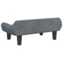 Sofá para niños de terciopelo gris oscuro 70x40x24 cm by , Baby and Toddler Furniture - Ref: Foro24-3196351, Price: 72,01 €, ...