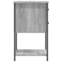 Mesita de noche madera de ingeniería gris Sonoma 32x42x70 cm by , Nightstands - Ref: Foro24-826099, Price: 55,68 €, Discount: %